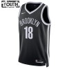Canotte Bambino Brooklyn Nets Yuta Watanabe 18 Nike 2022-23 Icon Edition Nero Swingman